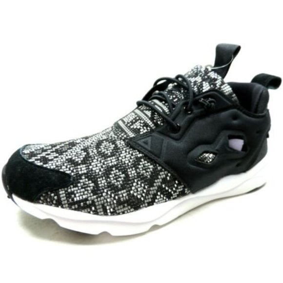 Reebok Womens Shoes Furylite New Woven Black Shell - Picture 2 of 8